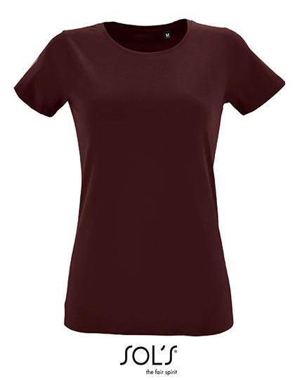 Epic Label T-shirts Lot de 3 T shirts Vierge SOL´S 02758 Women`s Round Neck Fitted T-Shirt Regent