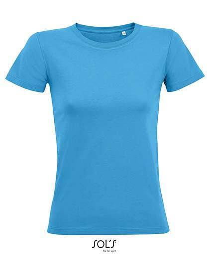 Epic Label T-shirts Lot de 3 T shirts Vierge SOL´S 02758 Women`s Round Neck Fitted T-Shirt Regent