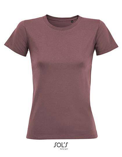 Epic Label T-shirts Lot de 3 T shirts Vierge SOL´S 02758 Women`s Round Neck Fitted T-Shirt Regent