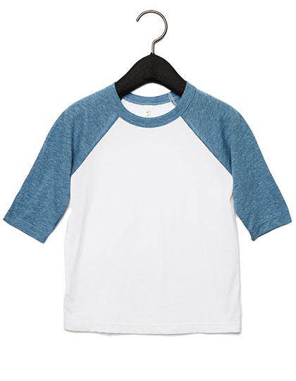 Epic Label T-shirts Lot de 5 T shirts Vierge Canvas 3200Y Youth 3/4 Sleeve Baseball Tee