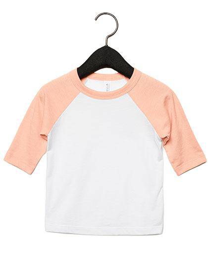 Epic Label T-shirts Lot de 5 T shirts Vierge Canvas 3200Y Youth 3/4 Sleeve Baseball Tee