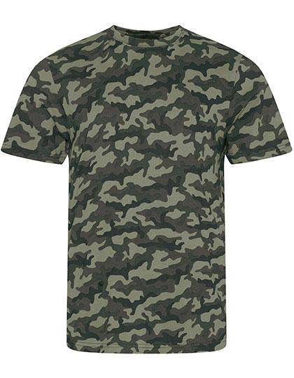 Epic Label T-shirts Lot de 5 T shirts Vierge Just Ts JT034 Camo T