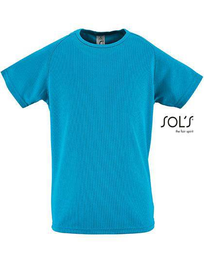 Epic Label T-shirts Lot de 5 T shirts Vierge SOL´S 01166 Kids` Raglan Sleeved T-Shirt Sporty