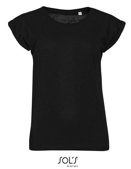 Epic Label T-shirts Lot de 5 T shirts Vierge SOL´S 01406 Women`s Round Neck T-Shirt Melba