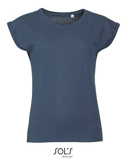 Epic Label T-shirts Lot de 5 T shirts Vierge SOL´S 01406 Women`s Round Neck T-Shirt Melba