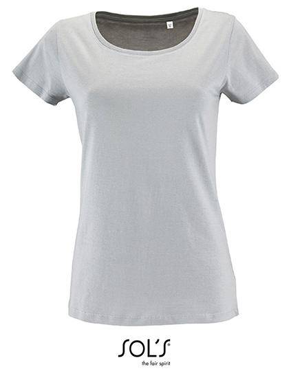 Epic Label T-shirts Lot de 5 T shirts Vierge SOL´S 02077 Women`s Short Sleeved T-Shirt Milo