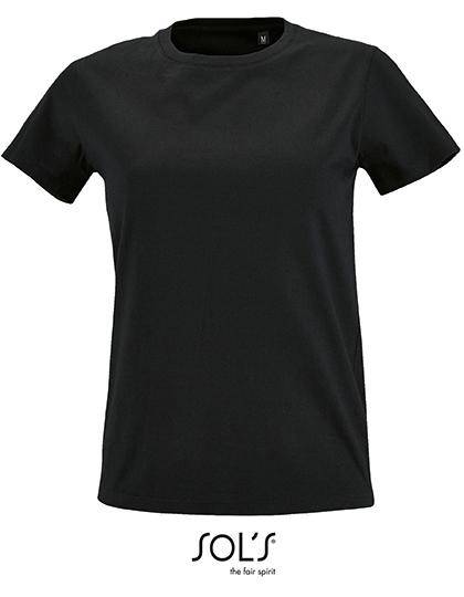 Epic Label T-shirts Lot de 5 T shirts Vierge SOL´S 02080 Women`s Round Neck Fitted T-shirt Imperial