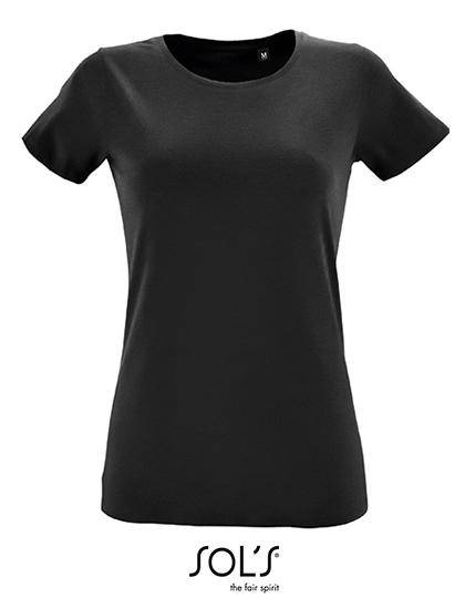 Epic Label T-shirts Lot de 5 T shirts Vierge SOL´S 02758 Women`s Round Neck Fitted T-Shirt Regent