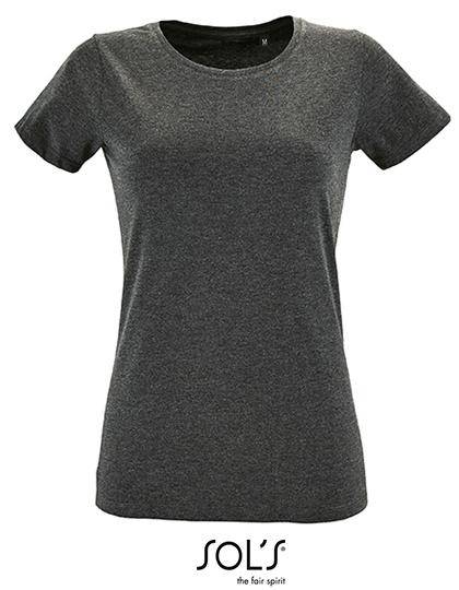 Epic Label T-shirts Lot de 5 T shirts Vierge SOL´S 02758 Women`s Round Neck Fitted T-Shirt Regent