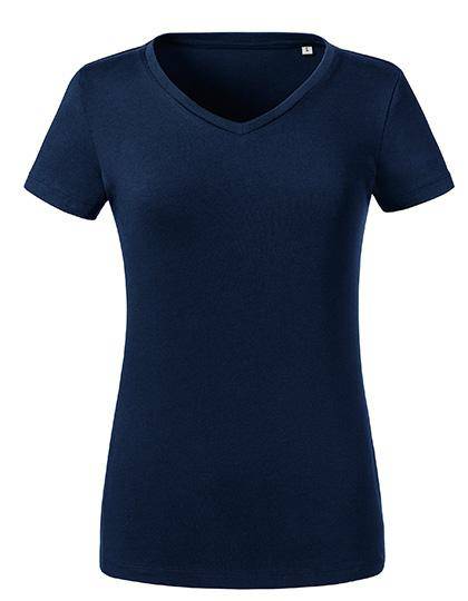 Epic Label T-shirts Russell Pure Organic R-103F-0 Pure Organic T Col V Pour Femme