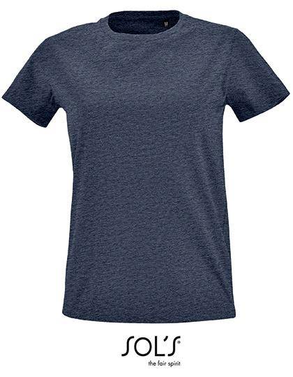 Epic Label T-shirts Sol´S 02080 T-Shirt Col Rond Ajusté Pour Femme