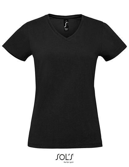 Epic Label T-shirts Sol´S 02941 T-Shirt Femme Col V