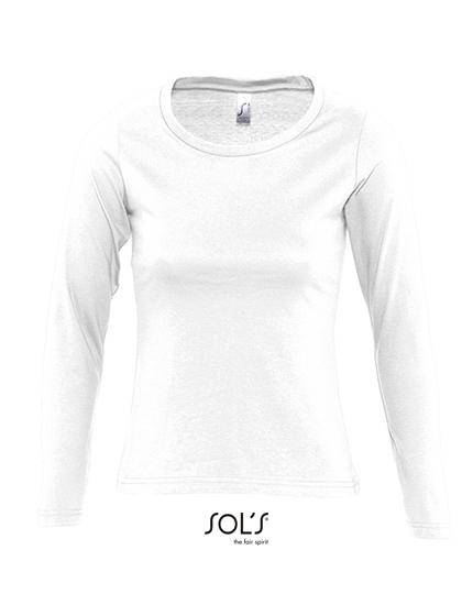 Epic Label T-shirts Sol´S 11425 T-Shirt Femme Col Rond Manches Longues