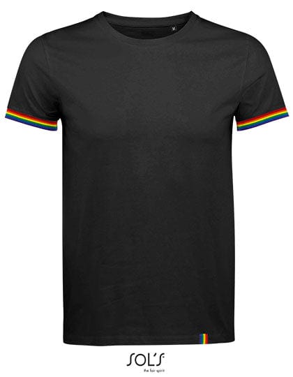 Epic Label T-shirts Sol´S L03108 T-Shirt À Manches Courtes Pour Homme Arc-En-Ciel