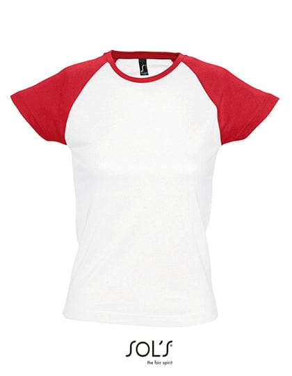 Epic Label T-shirts Sol´S L195 Raglan Femme Couleur-T Milky