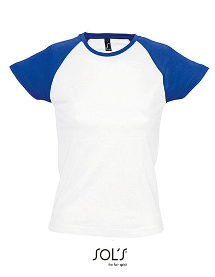 Epic Label T-shirts Sol´S L195 Raglan Femme Couleur-T Milky