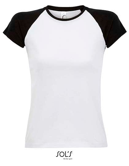 Epic Label T-shirts Sol´S L195 Raglan Femme Couleur-T Milky