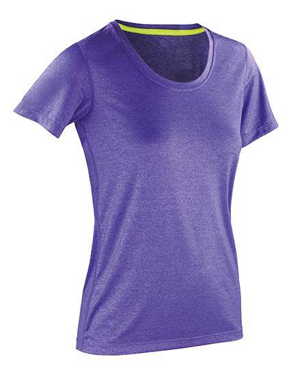 Epic Label T-shirts Spiro S271F Fitness Pour Femmes Shiny Marl T-Shirt