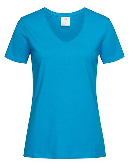 Epic Label T-shirts Stedman St2700 Classic-T V-Neck Pour Femme