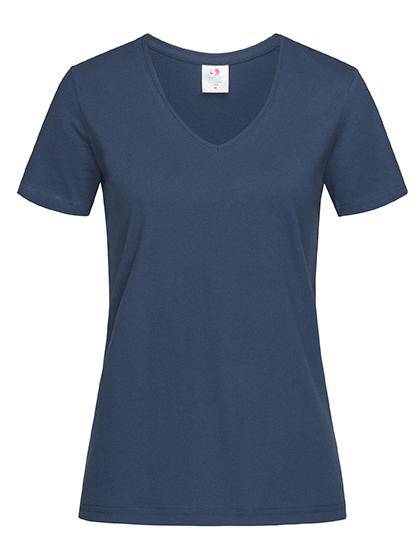 Epic Label T-shirts Stedman St2700 Classic-T V-Neck Pour Femme