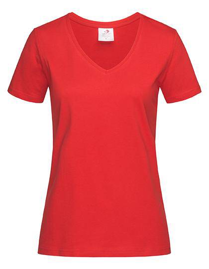 Epic Label T-shirts Stedman St2700 Classic-T V-Neck Pour Femme