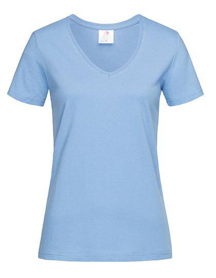 Epic Label T-shirts Stedman St2700 Classic-T V-Neck Pour Femme