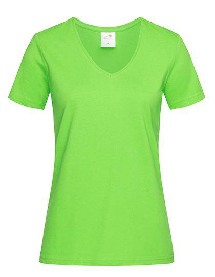 Epic Label T-shirts Stedman St2700 Classic-T V-Neck Pour Femme