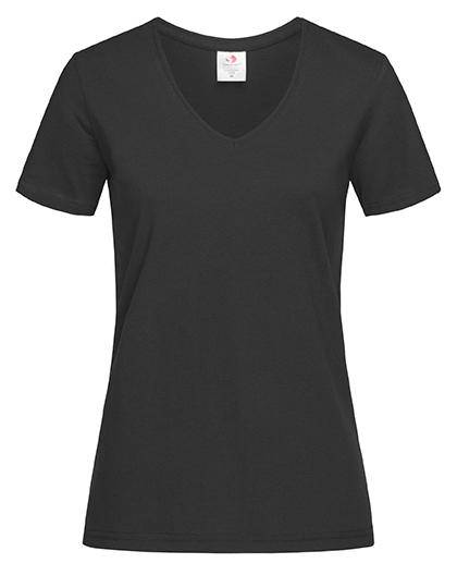 Epic Label T-shirts Stedman St2700 Classic-T V-Neck Pour Femme