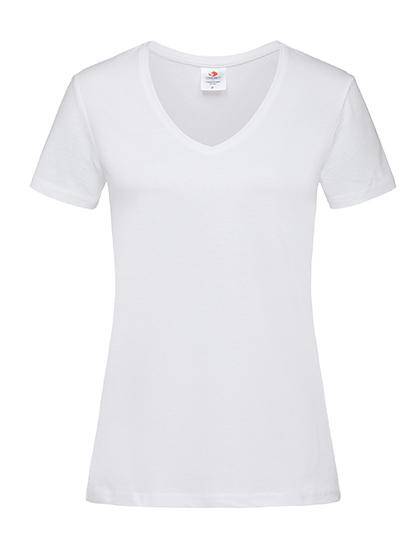 Epic Label T-shirts Stedman St2700 Classic-T V-Neck Pour Femme