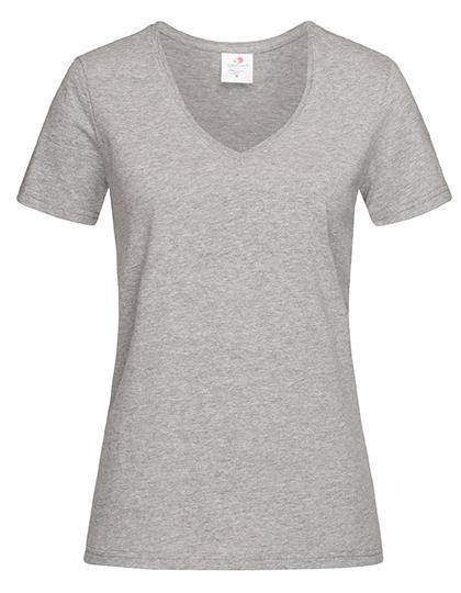 Epic Label T-shirts Stedman St2700 Classic-T V-Neck Pour Femme