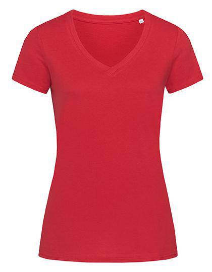 Epic Label T-shirts Stedman St9310 Janet Organic V-Neck Pour Femme