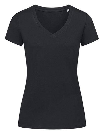 Epic Label T-shirts Stedman St9310 Janet Organic V-Neck Pour Femme