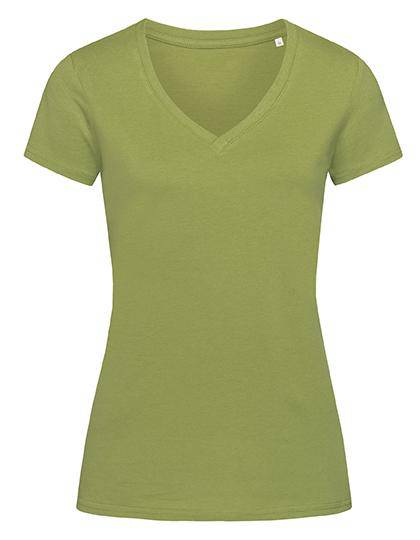 Epic Label T-shirts Stedman St9310 Janet Organic V-Neck Pour Femme