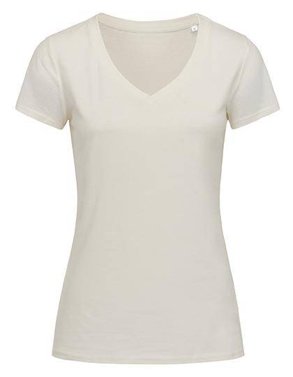 Epic Label T-shirts Stedman St9310 Janet Organic V-Neck Pour Femme