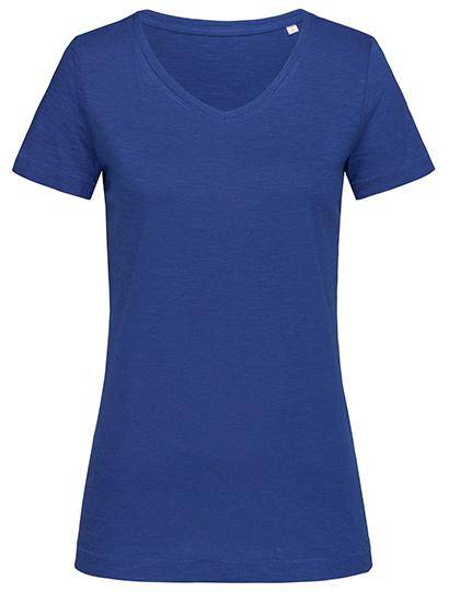 Epic Label T-shirts Stedman St9510 Sharon Slub V-Neck Pour Femme