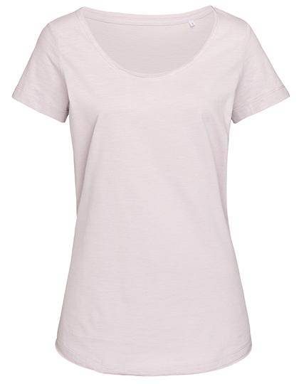 Epic Label T-shirts Stedman St9550 Sharon Oversized Slub Crew Neck Pour Femme