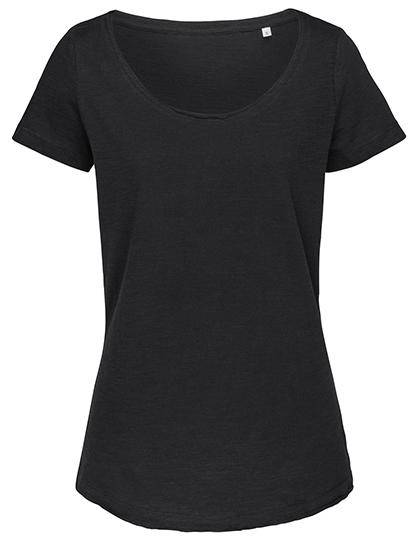 Epic Label T-shirts Stedman St9550 Sharon Oversized Slub Crew Neck Pour Femme