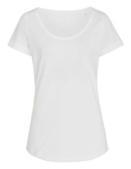 Epic Label T-shirts Stedman St9550 Sharon Oversized Slub Crew Neck Pour Femme