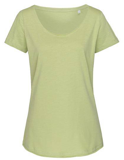 Epic Label T-shirts Stedman St9550 Sharon Oversized Slub Crew Neck Pour Femme