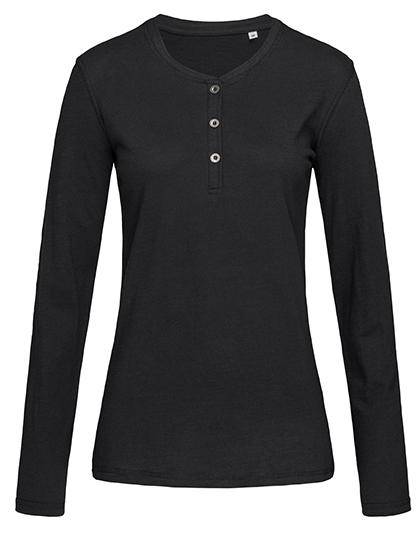 Epic Label T-shirts Stedman St9580 Sharon Henley Long Sleeve Pour Femme