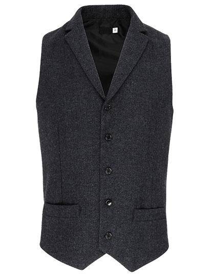 Epic Label Vestes & Bodywarmer Premier Workwear Pr625 Pour Hommes Herringbone Waistcoat