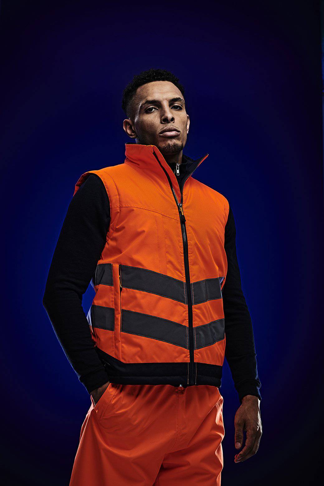 Epic Label Vestes & Bodywarmer Regatta Professional Tra840 Hi-Vis Pro Bodywarmer